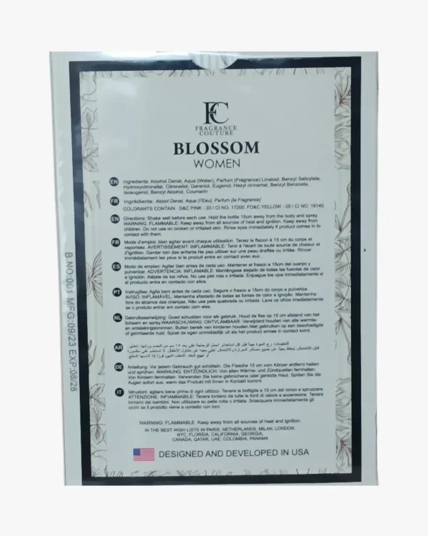 Blossom Women Pour Femme Perfume