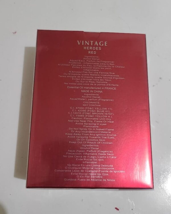 Vintage Heroes Eau De Parfum Cologne Men Perfume Spray 100ml - Image 3