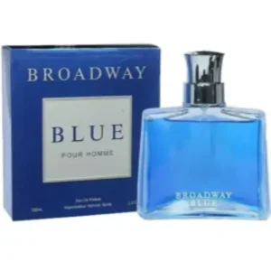 Bold and Seductive Secret Broadway Blue Cologne for Men - 3.4oz Parfum Spray