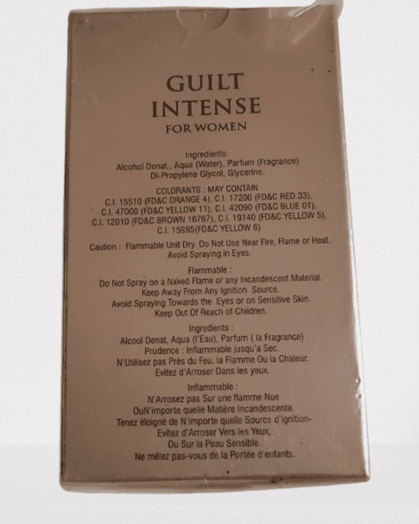 GUILT INTENSE Eau De Parfum: Seductive Floral Fragrance for Women - 3.4 FL OZ / 100 ML - Image 2