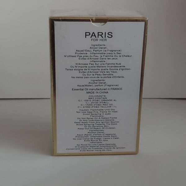 Paris for Women Eau de Parfum Spray 100ml  Floral Fragrance for Her | Buy Now! - Image 3