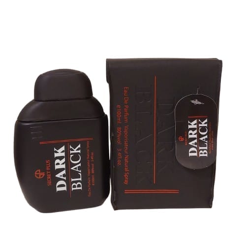 Dark Black Secret Plus Men&rsquo;s Cologne 3.4 fl oz 100ml Eau de Parfum – Seductive Fragrance for Men