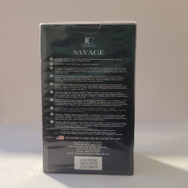 Savage for Men Eau de Parfum – 3.4 oz Masculine Cologne Spray 100ml - Image 3