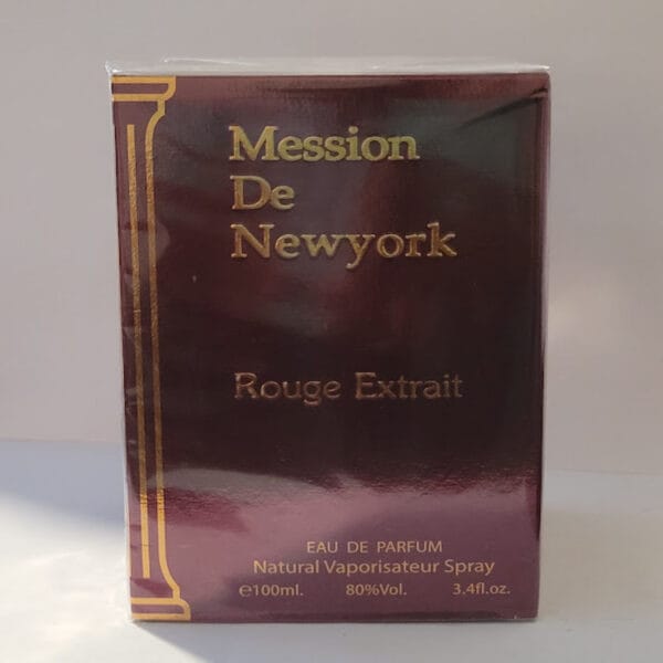 Mission De New York Rouge Extrait Eau de Parfum for Men 3.4 oz Luxury Cologne Made In INdia - Image 7