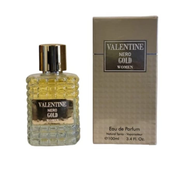 Valentine Nero Gold  For Women&rsquo;s Perfume 3.4 FL OZ EDP Spray Generic Made In INdia